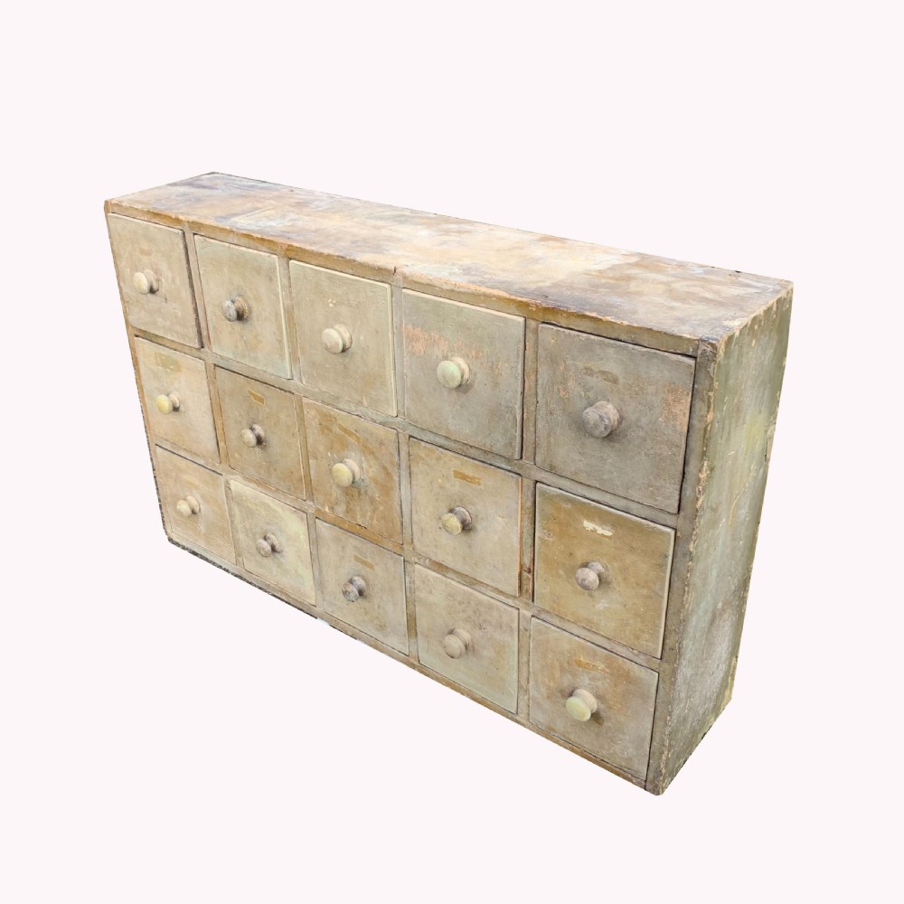 Industrial Bank of Pine Drawers View III