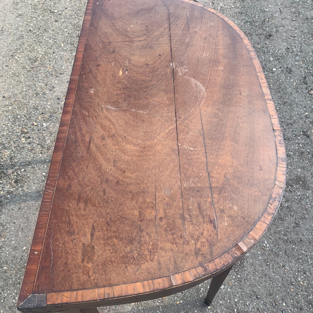 Georgian mahogany card table View IV