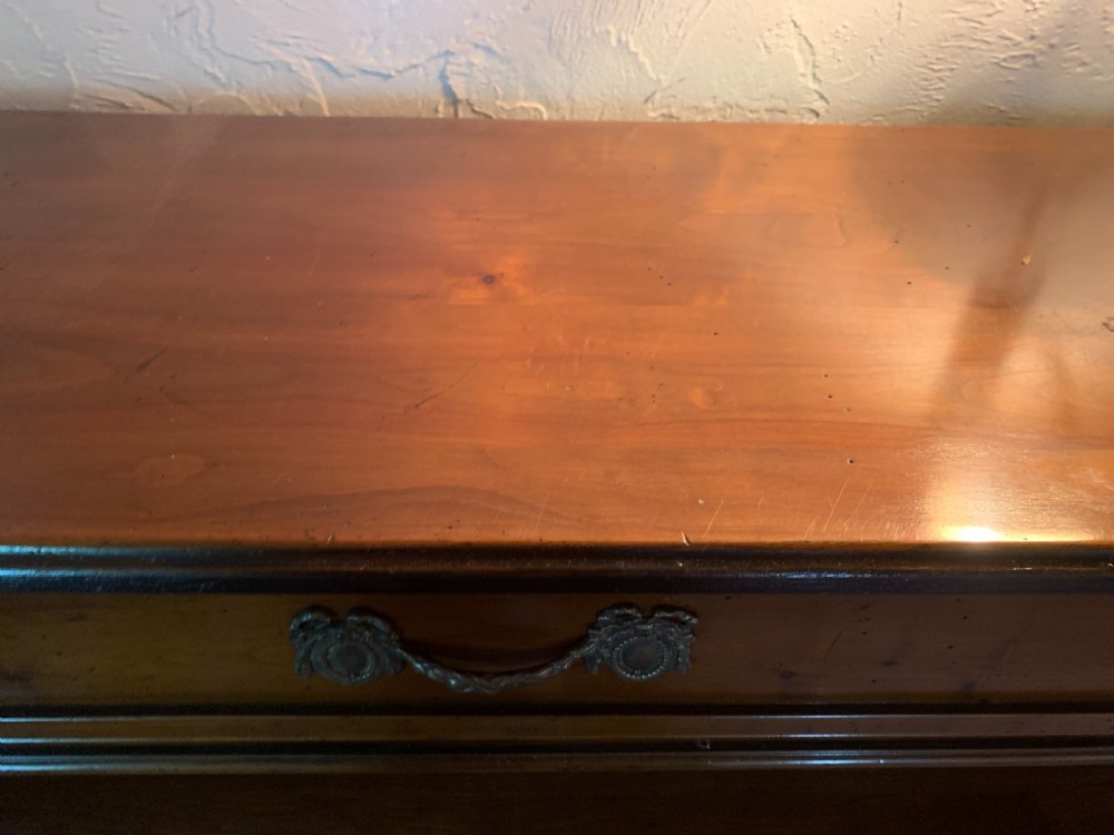 Large mahogany  open bookshelves/Bookcase View III
