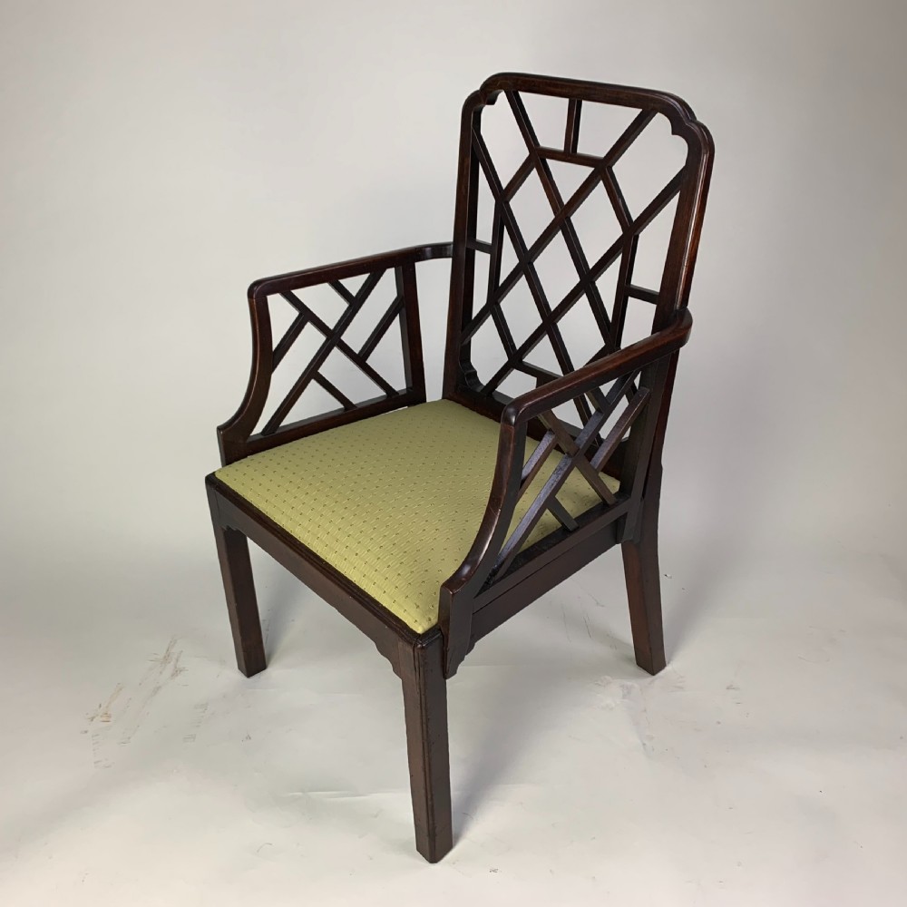18th century mahogany 'Cockpen' Armchair