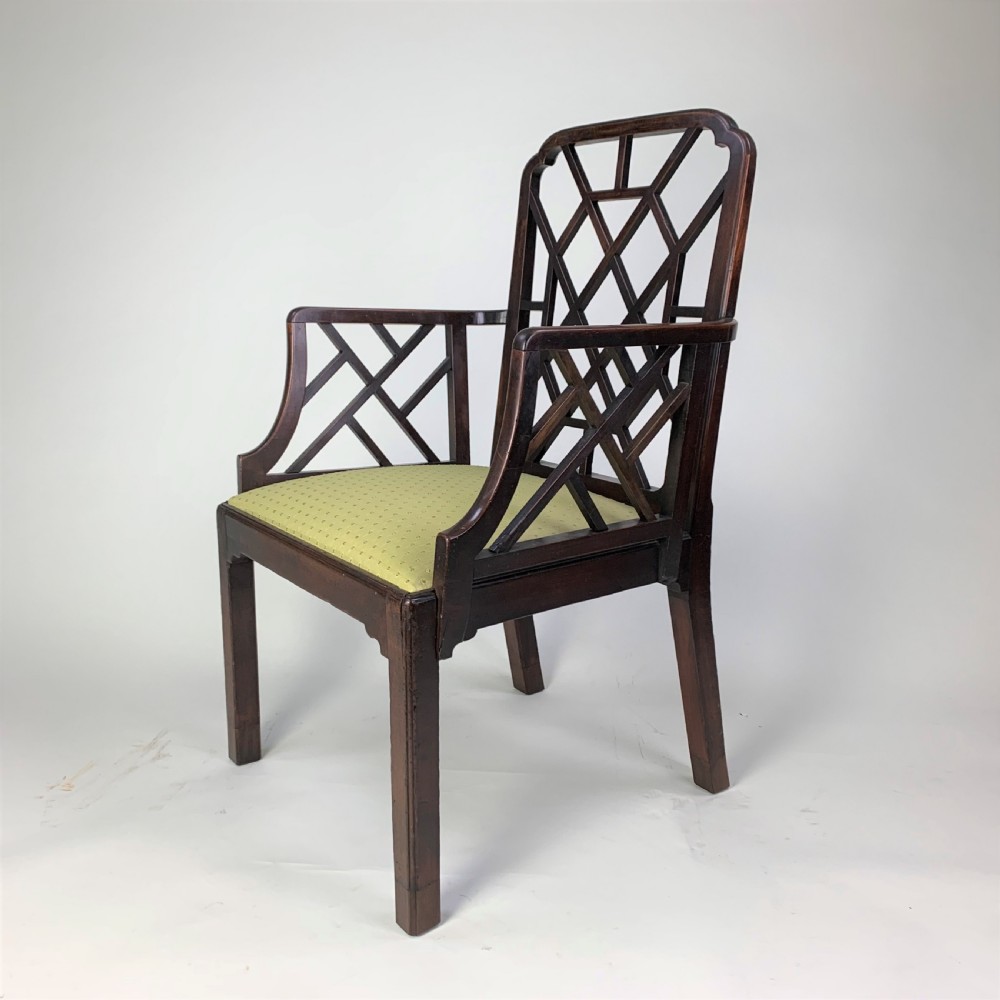 18th century mahogany 'Cockpen' Armchair View II