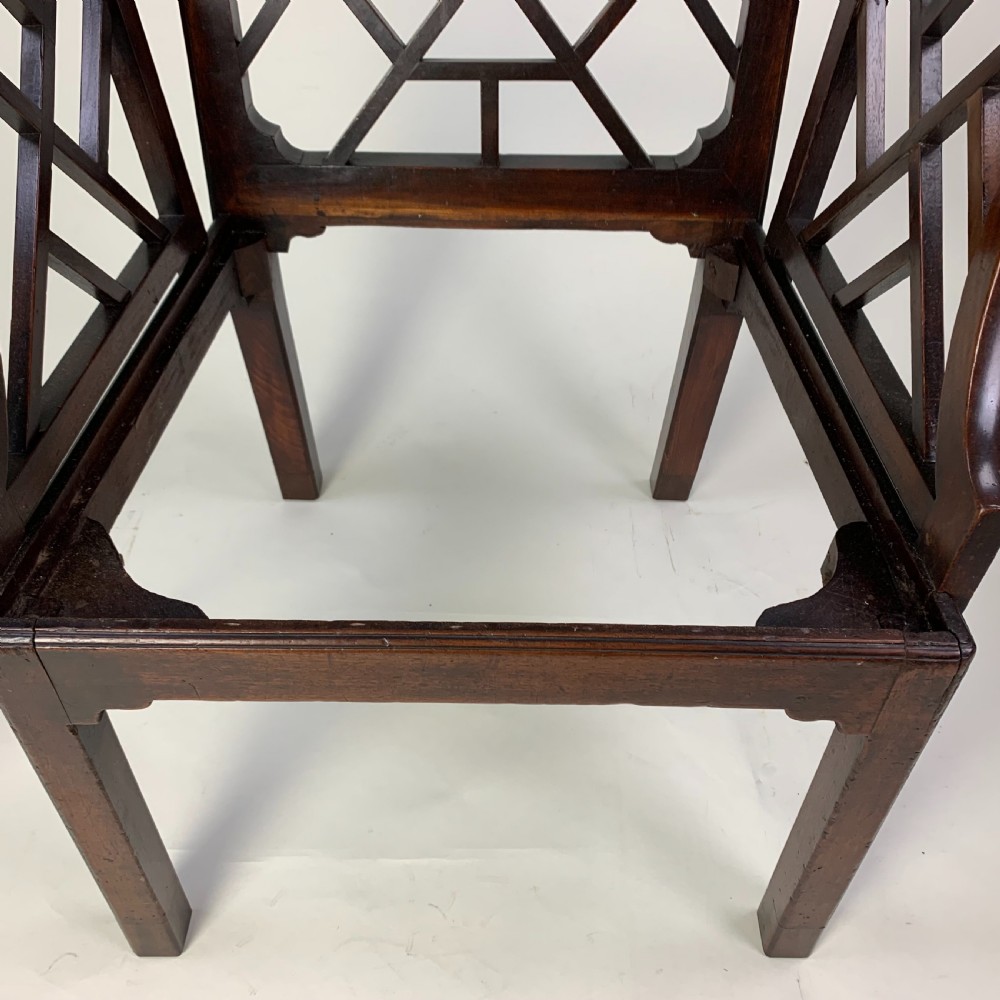 18th century mahogany 'Cockpen' Armchair View V