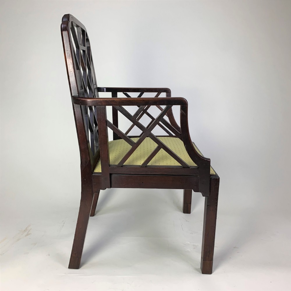 18th century mahogany 'Cockpen' Armchair View VI