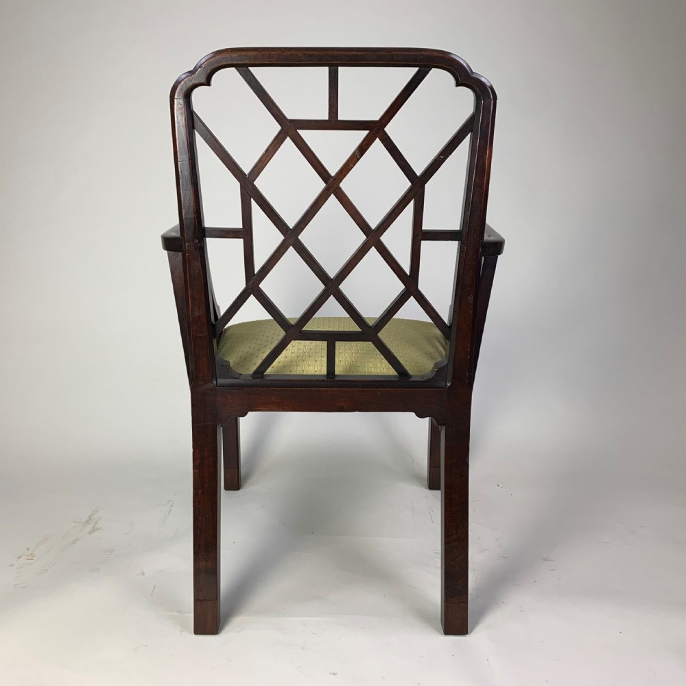 18th century mahogany 'Cockpen' Armchair View VIII