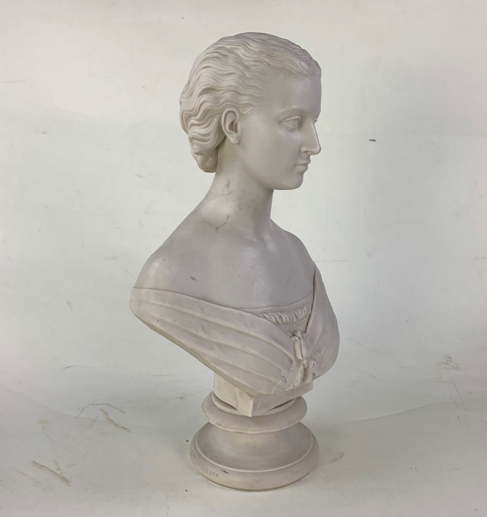 Copeland Parianware Bust of Princess Alexandra 1863 View II