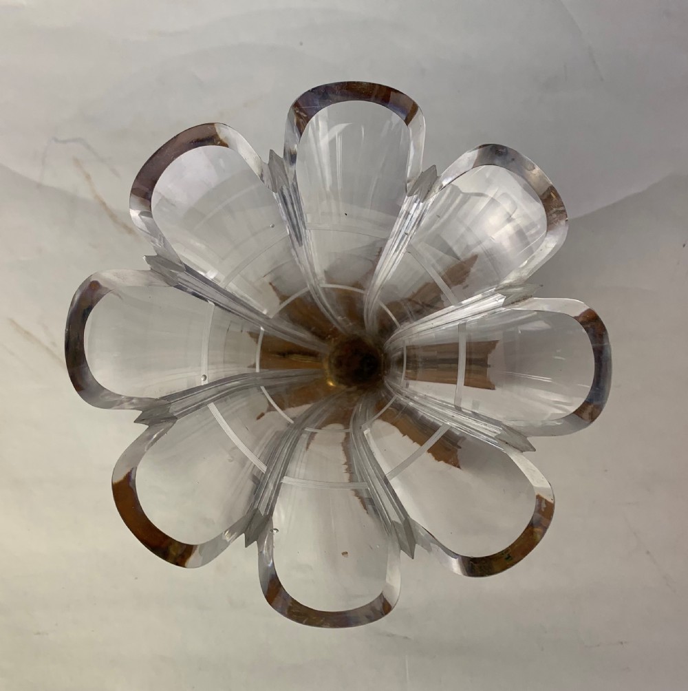 Cut glass and ormolu horn shaped vase, View VIII