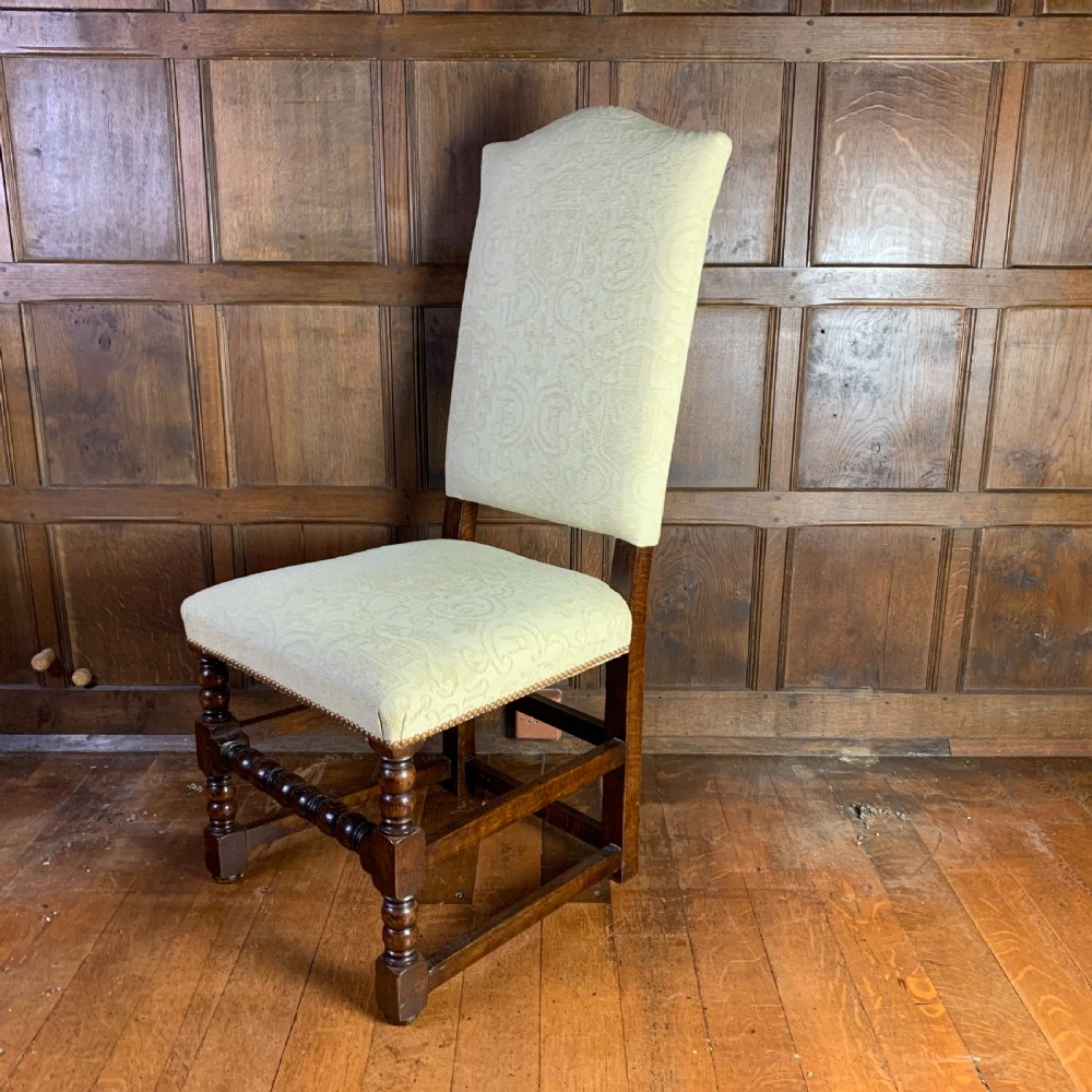 Set of six oak bobbin turned Dining chairs View VII