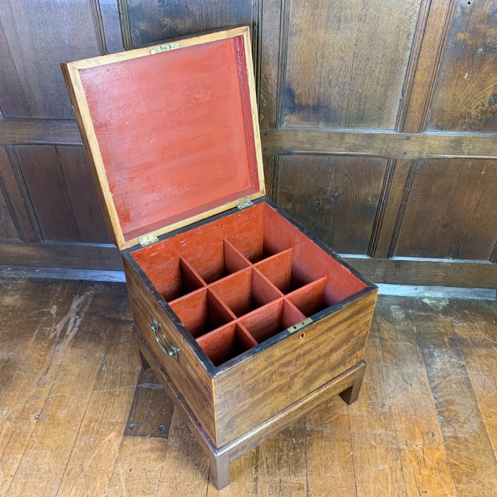 Late 18th century mahogany box cellerette  View III