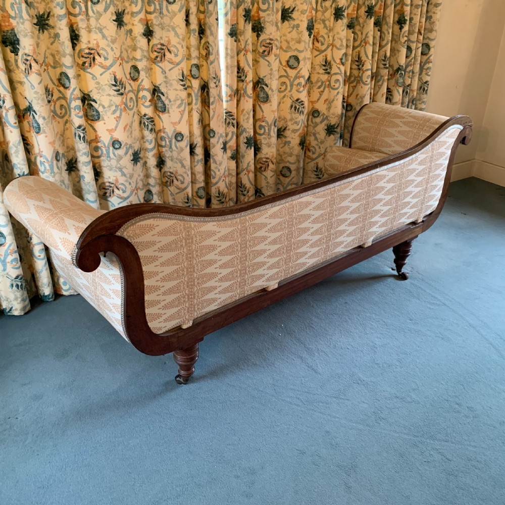 Regency mahogany framed sofa/settee View VI
