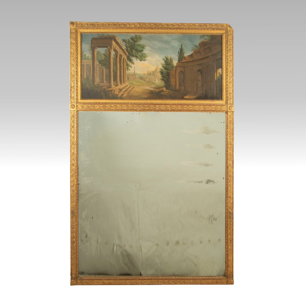 19th Century French Grand Tour Trumeau Mirror
