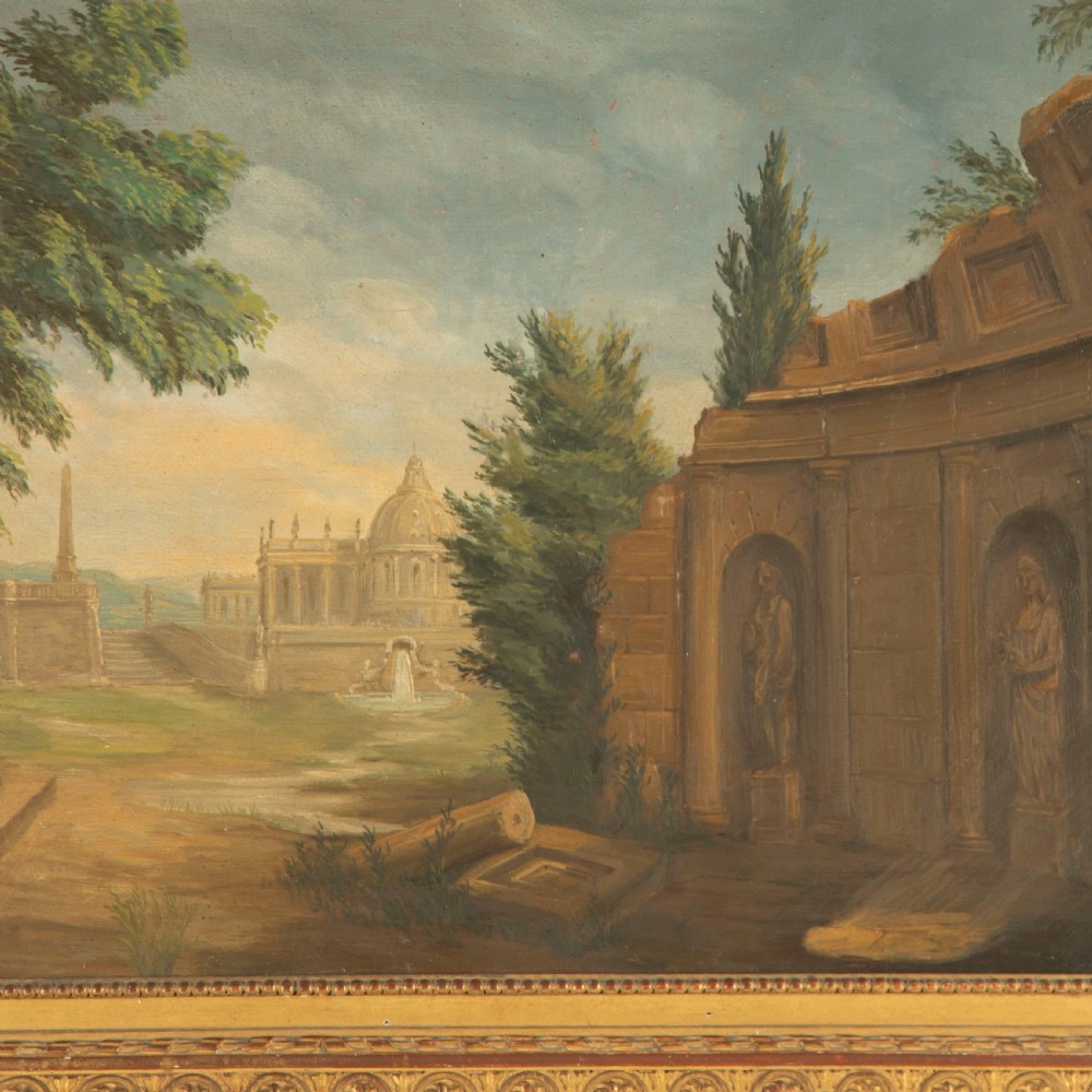 19th Century French Grand Tour Trumeau Mirror View III