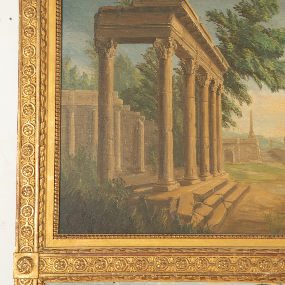 19th Century French Grand Tour Trumeau Mirror View IV