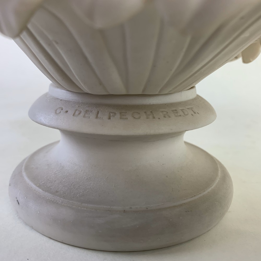 Parian Ware Bust Titled 'Clytie' Sculpted by C. Delpech View VI