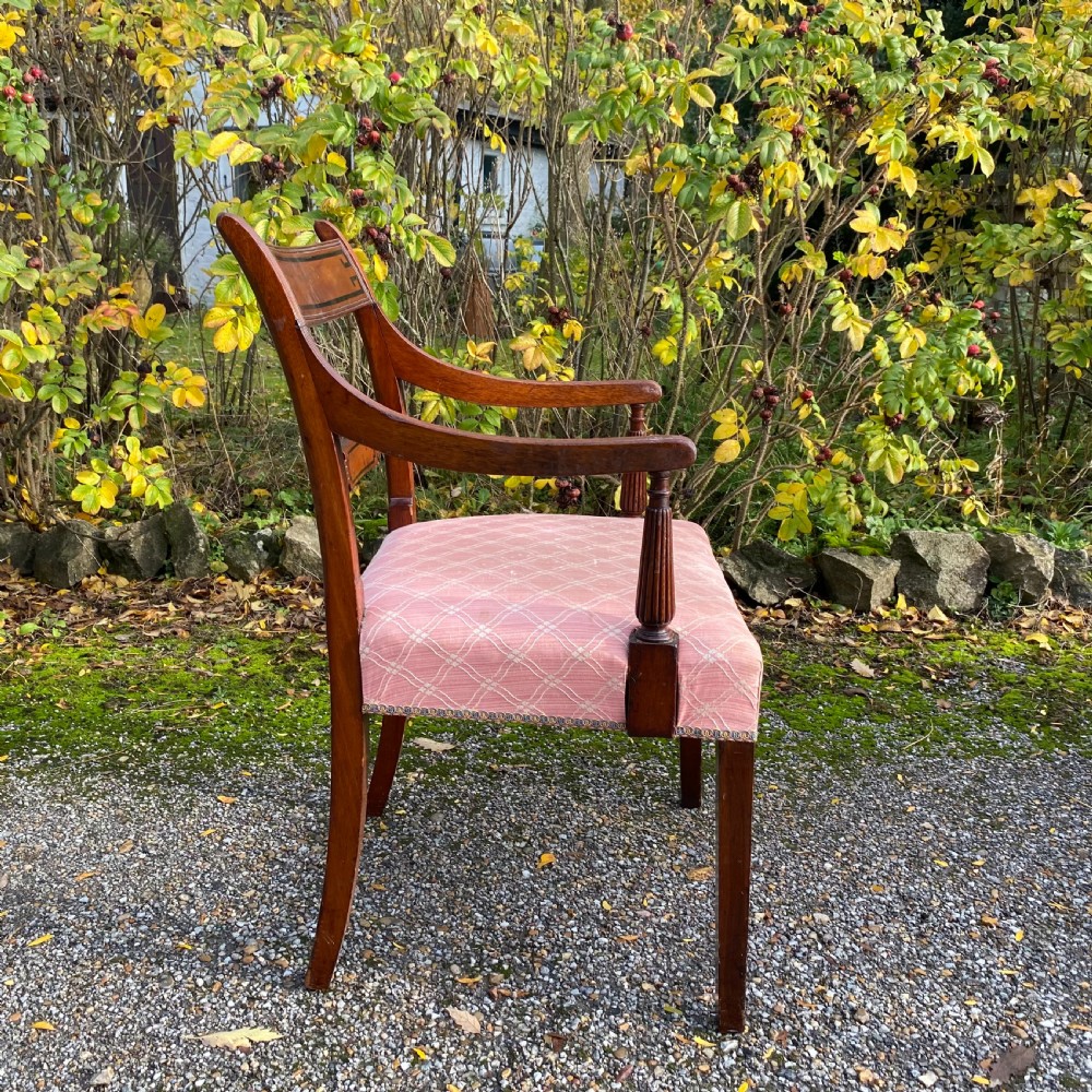 Set of Eight Georgian Mahogany Dining Chairs View II