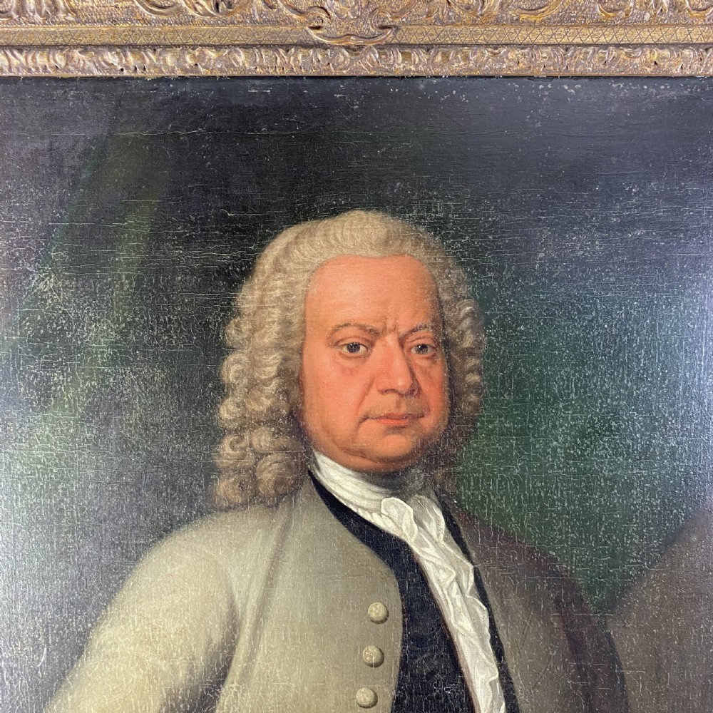 Large Georgian oil on canvas Portrait of a Gentleman View IV