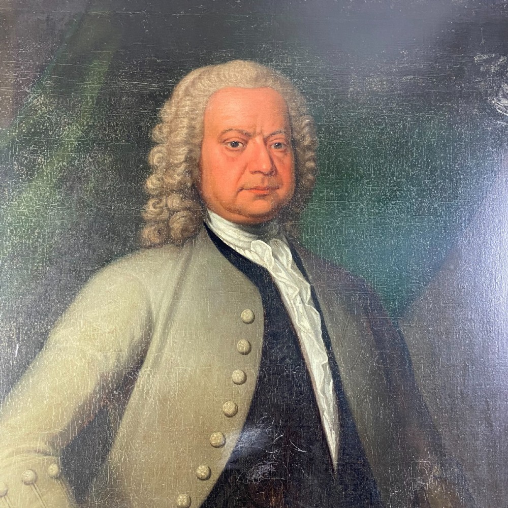 Large Georgian oil on canvas Portrait of a Gentleman View VII