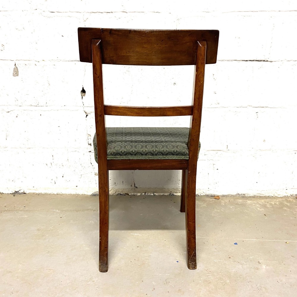 Set of twelve 12/10 ten Regency period mahogany dining chairs View XI