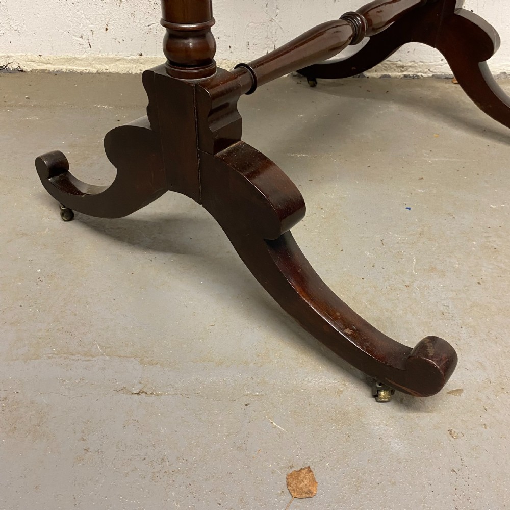 Georgian mahogany Cheval Mirror View IV