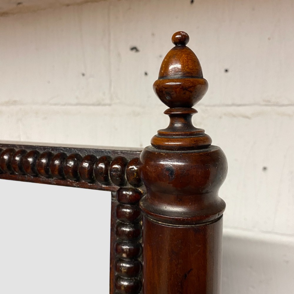 Georgian mahogany Cheval Mirror View VI