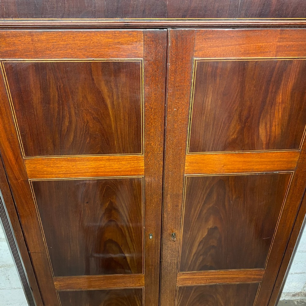 Late Georgian mahogany double corner cupboard View VI