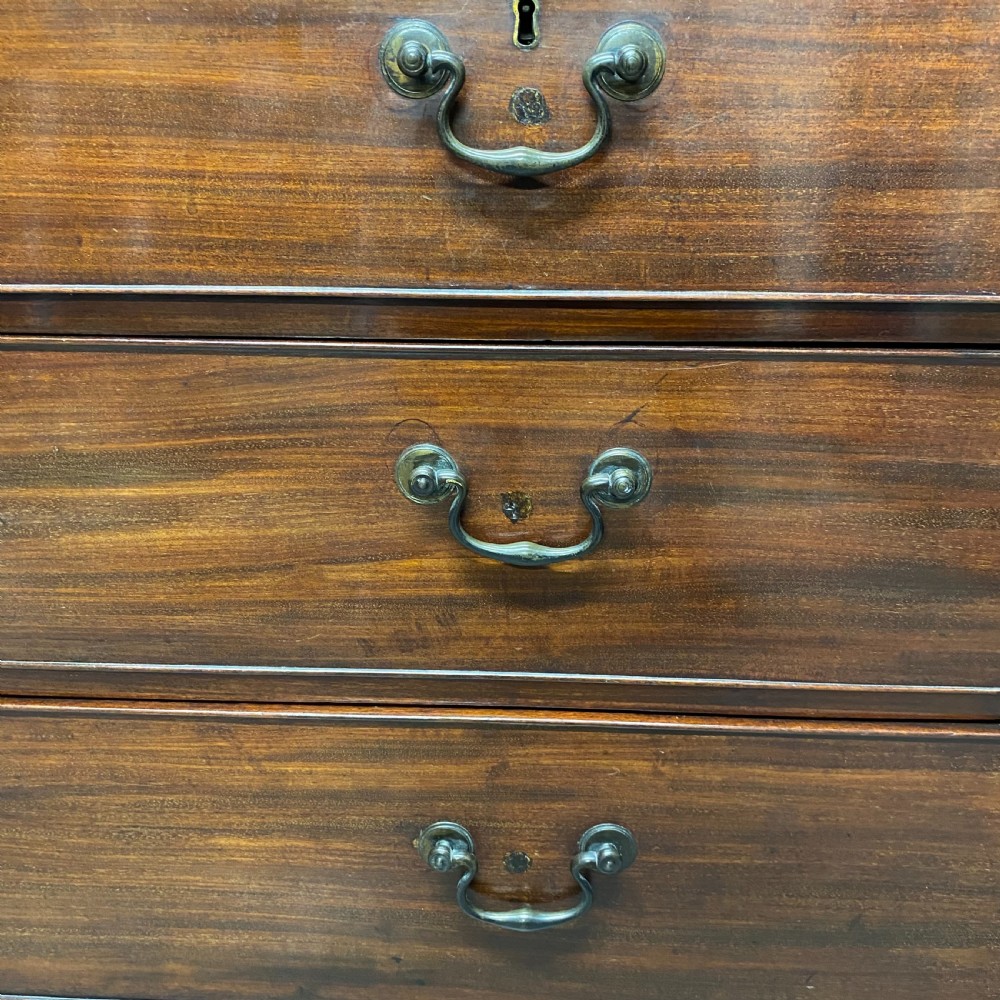 Georgian mahogany Linen Press Wardrobe Cupboard View VI