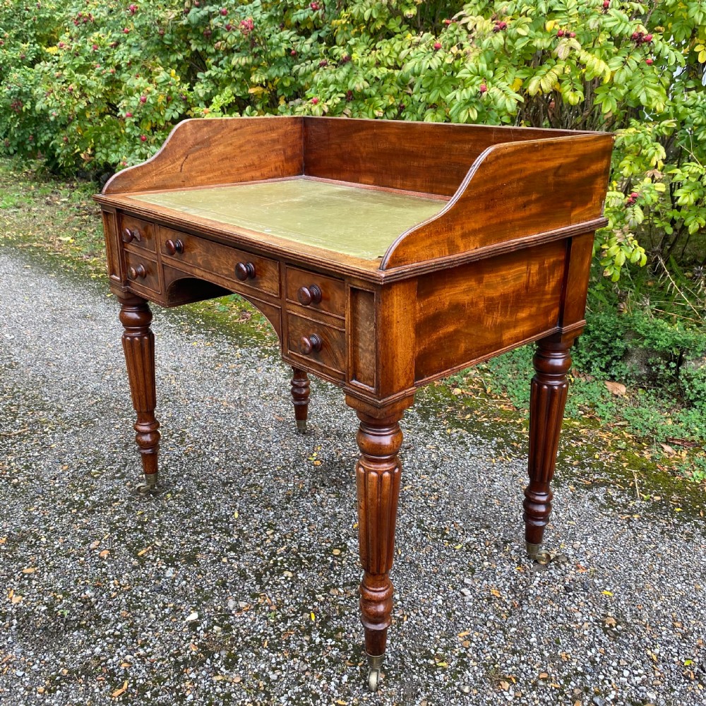 Regency Mahogany Desk/Writing Table View II