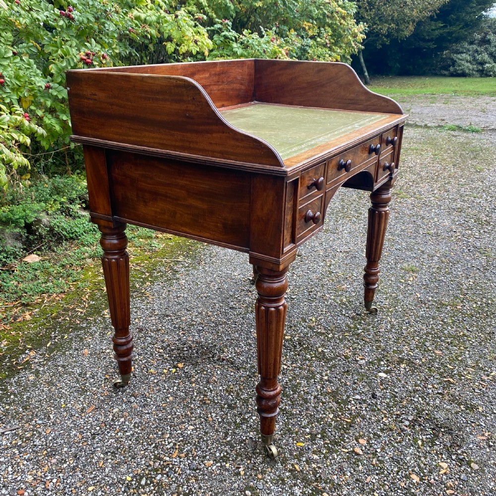 Regency Mahogany Desk/Writing Table View III