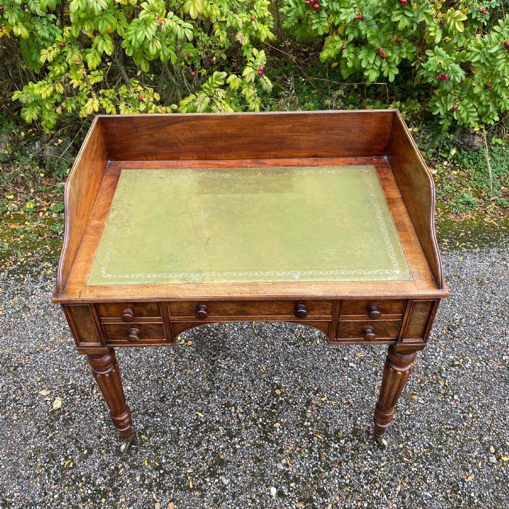 Regency Mahogany Desk/Writing Table View IV