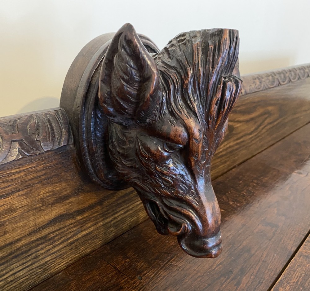Large Carved Oak Sideboard View V