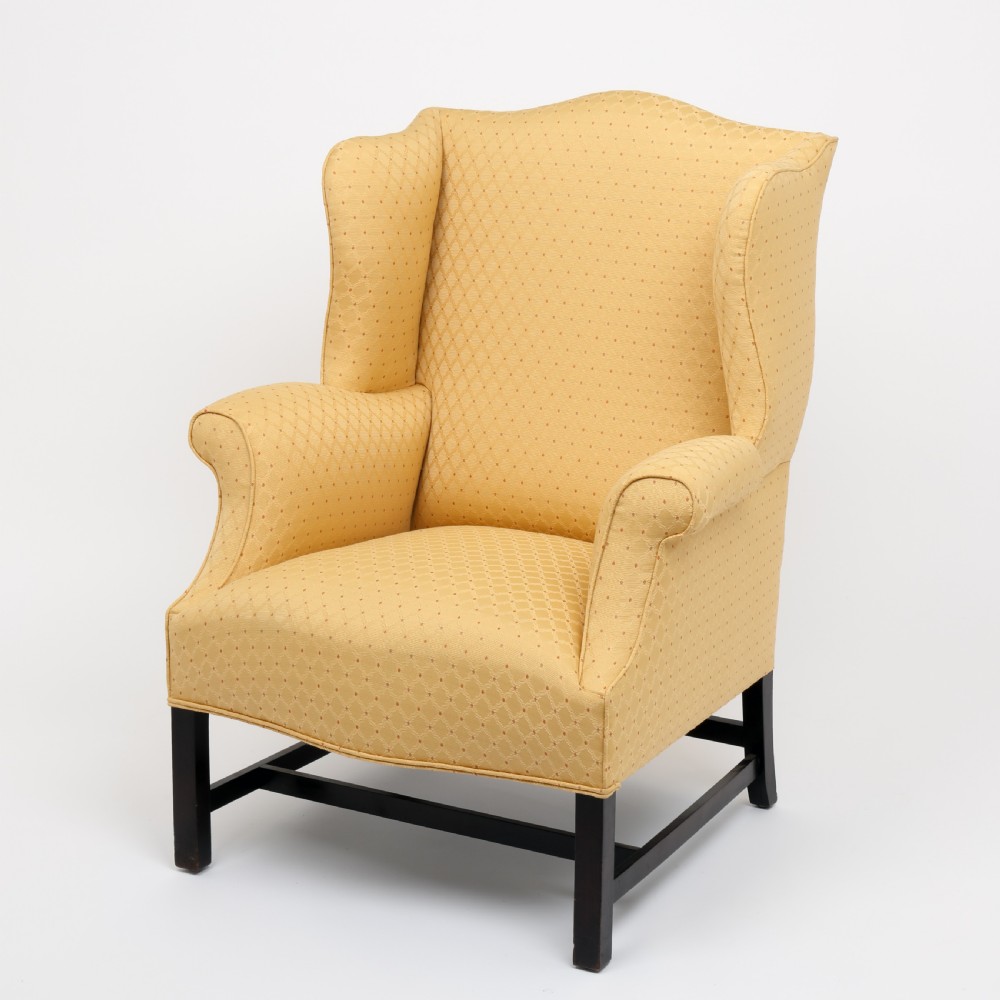 George III period wing armchair View II