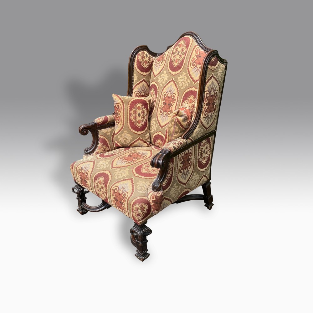 Carolean Style Armchair View II