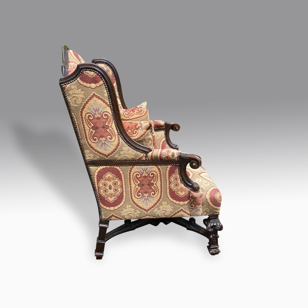 Carolean Style Armchair View V