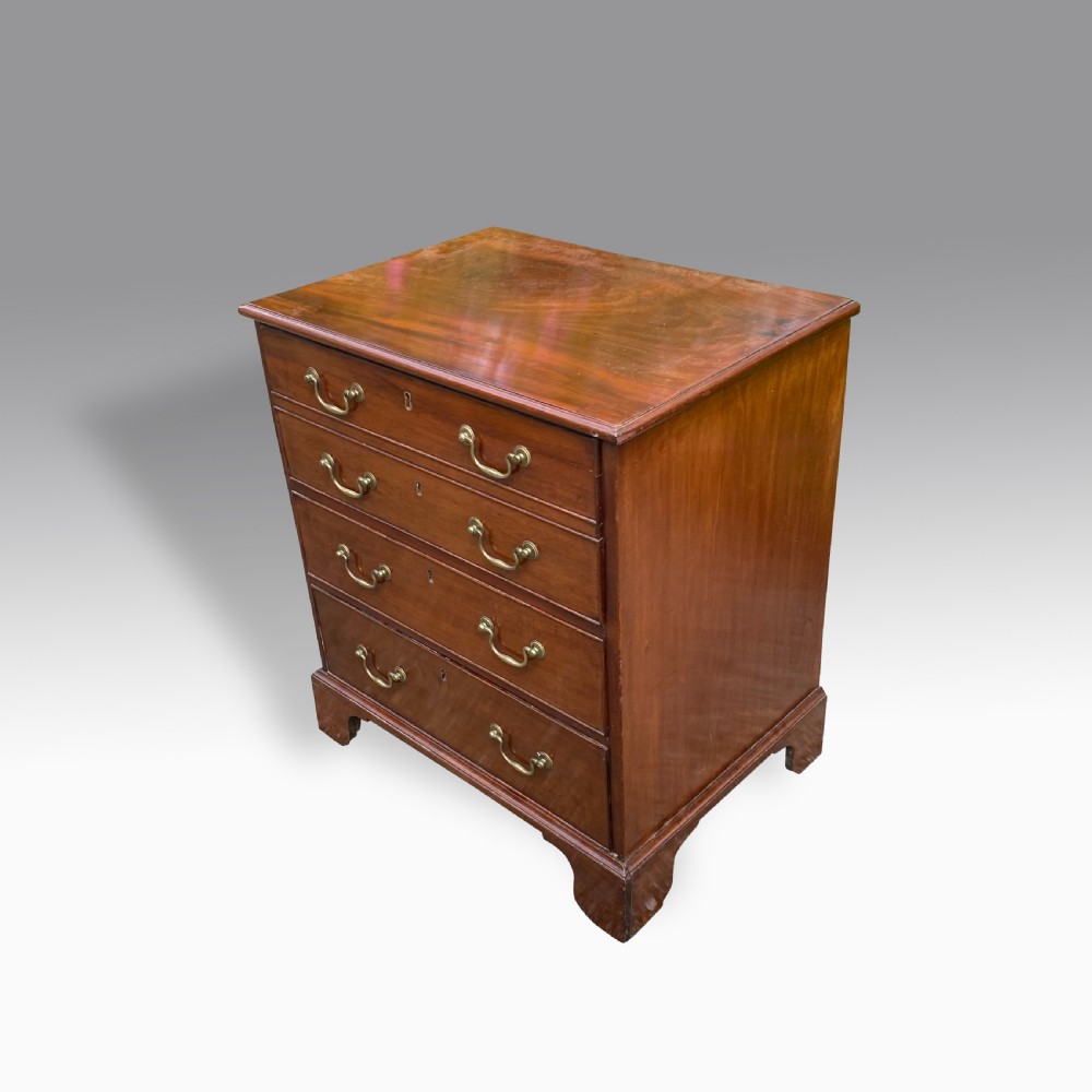 Georgian converted commode chest with cutlery canteen View II