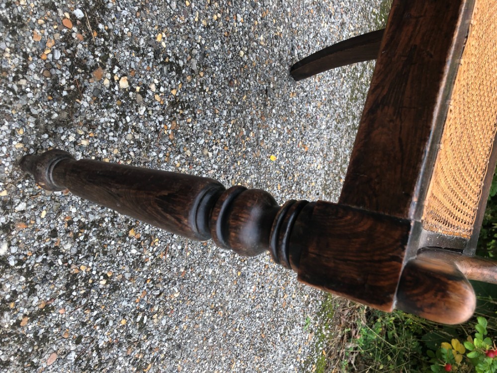 Set of eight Regency Faux Rosewood Dining Chairs View IV