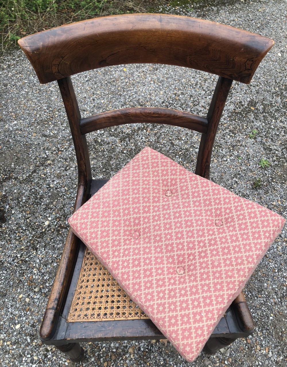 Set of eight Regency Faux Rosewood Dining Chairs View XV