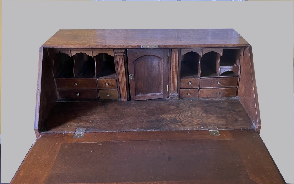 Georgian Oak Bureau View VII