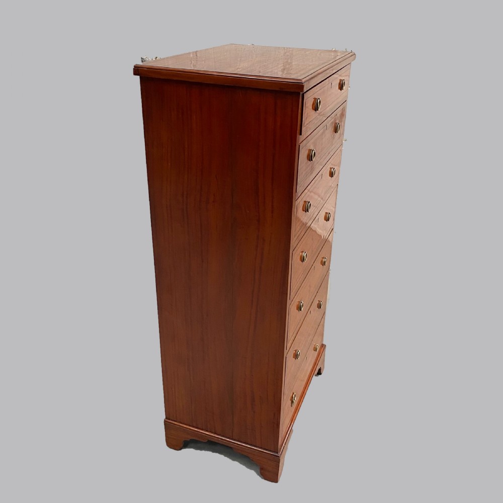 Rare Satinwood Wellington Chest of drawers View V