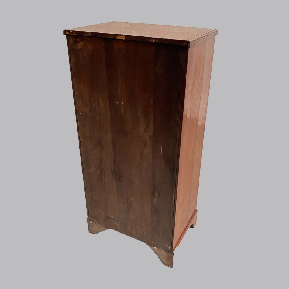 Rare Satinwood Wellington Chest of drawers View X