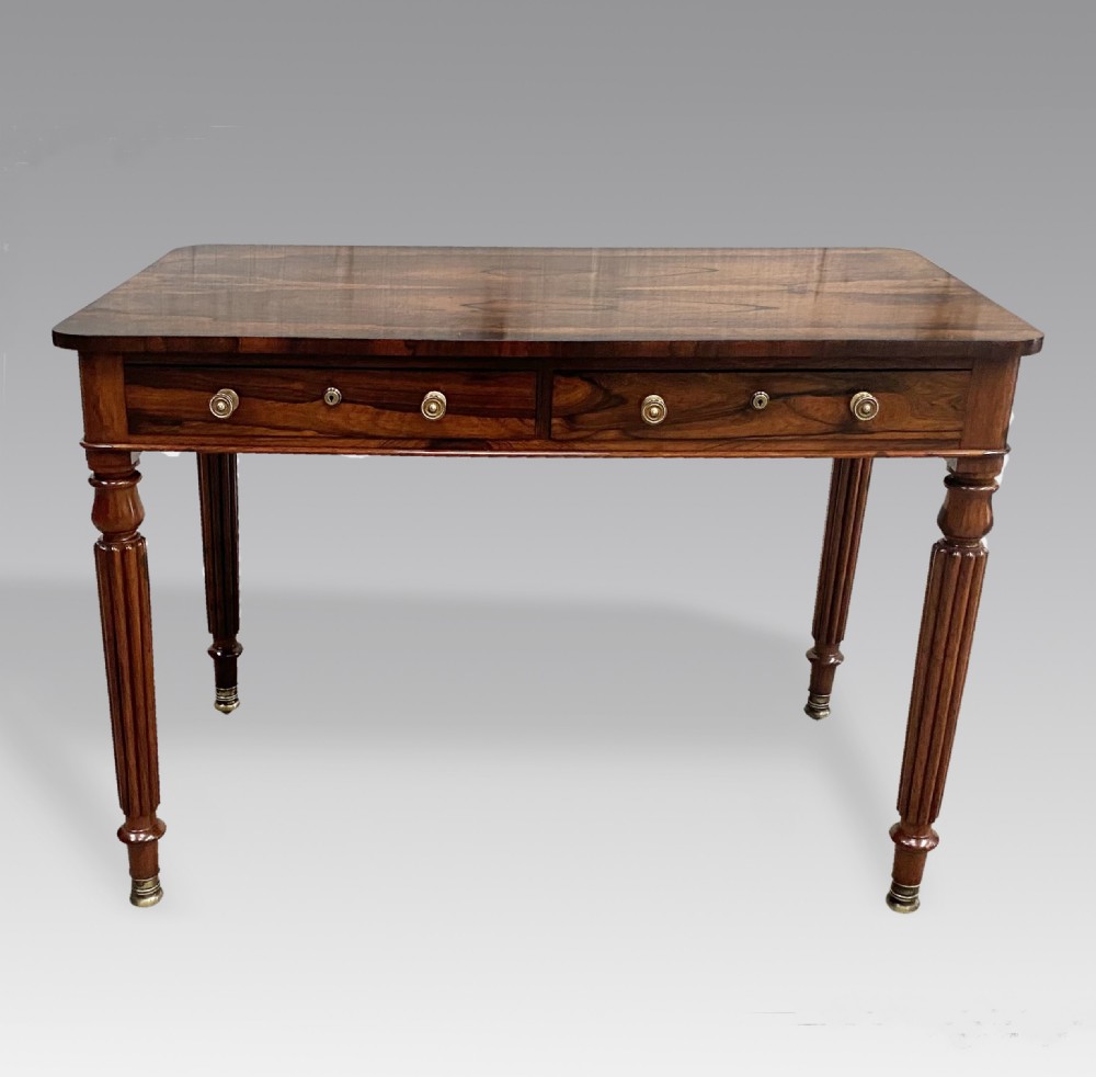 Regency rosewood Library Table attributed to Gilows View VI