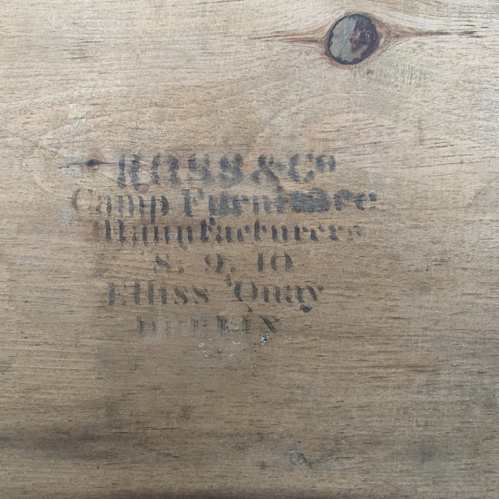 Teak Military/Campaign Chest of Drawers by Ross & Co. Dublin View XIII