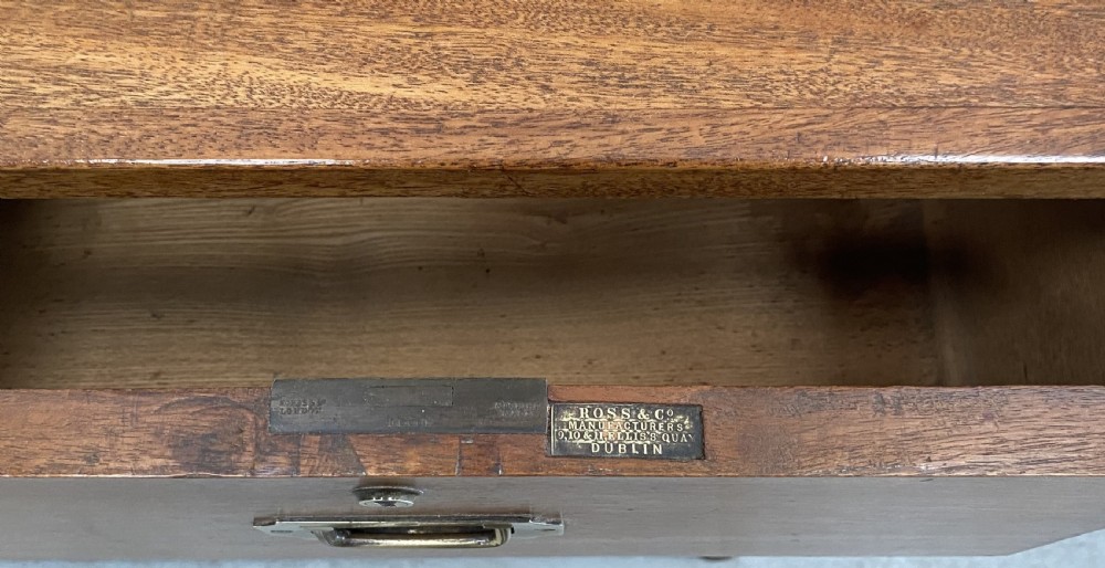 Teak Military/Campaign Chest of Drawers by Ross & Co. Dublin View XIV