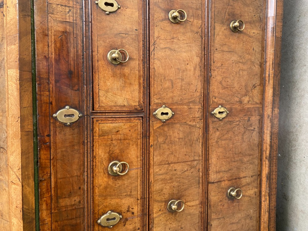 George II period burr walnut bureau View X