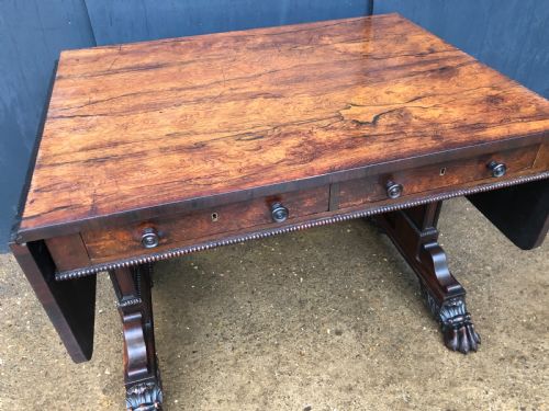 Regency Period Rosewood Sofa Table