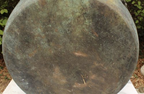 COPPER VERDIGRIS PLANTER LOG BIN - ADDITIONAL PHOTO 2