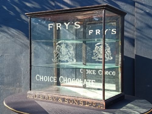Fry's Ebonised and Gilt Chocolate Shop Cabinet