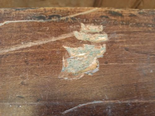 PAINTED PINE MULE CHEST EARLY 19TH CENTURY - ADDITIONAL PHOTO 11