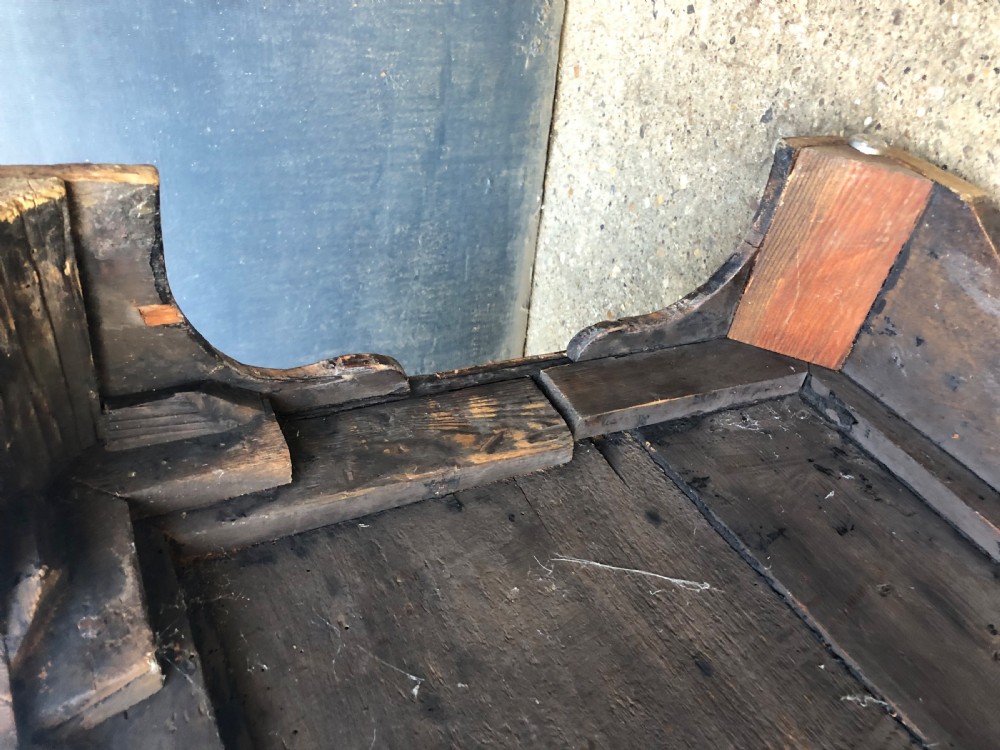 Caddy top mahogany bachelors chest with slide. View XII