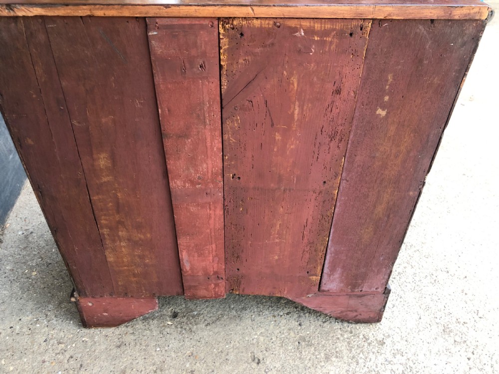 Caddy top mahogany bachelors chest with slide. View XIII