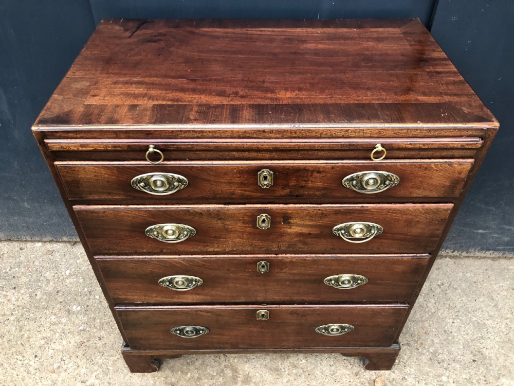 Small original caddy top mahogany bachelors chest  View II