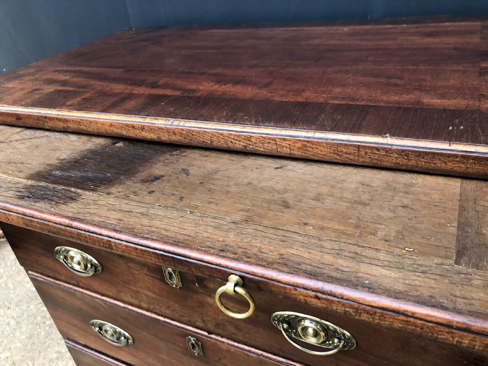 Small original caddy top mahogany bachelors chest  View V
